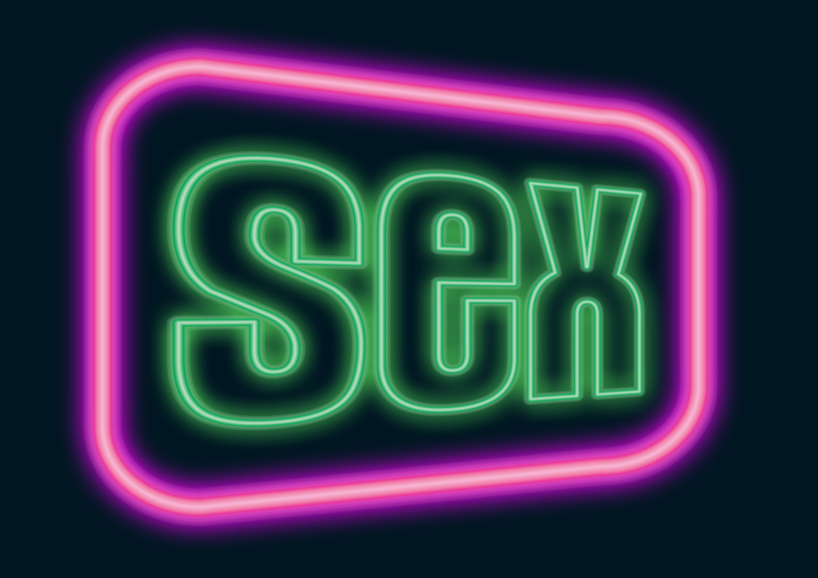 sex neon sign.